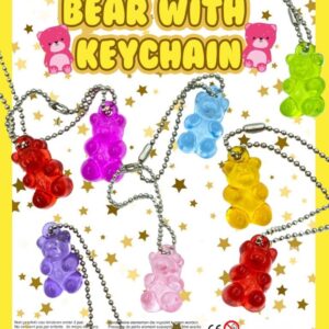 35mm Gevulde Capsule Bear with keychain Prijs per 100 stuks