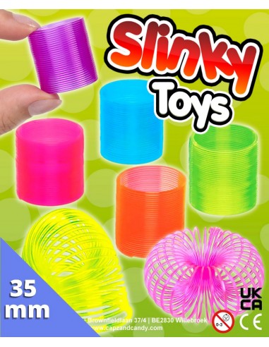 35mm Gevulde Capsule Slinky Toys Prijs per 100 stuks
