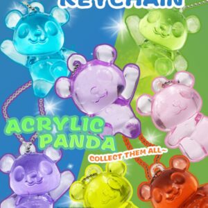 50mm Gevulde Capsule Acrylic Panda Prijs per 100 stuks