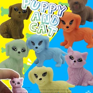 45-55mm Gevulde Capsule Squishy Puppy and Cat Prijs per 100 stuks