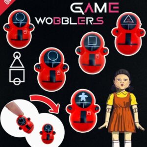 45-55mm Gevulde Capsule Squid Game Wobblers Prijs per 100 stuks