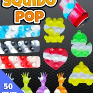 50mm Gevulde Capsule Squido Pop Prijs per 100 stuks