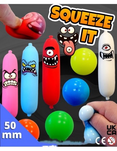 50mm Gevulde Capsule Squeeze it Prijs per 100 stuks