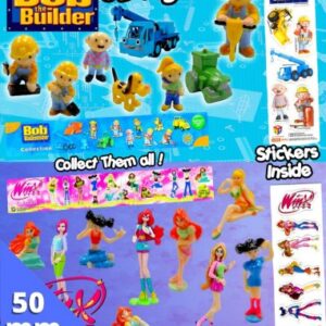 50mm Gevulde Capsule Bob de Bouwer & Winx Prijs per 100 stuks