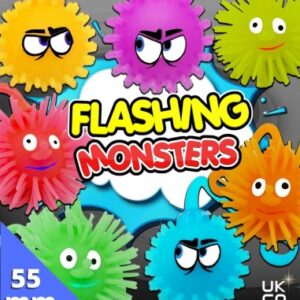 50mm Gevulde Capsule Monsters Flashing Prijs per 100 stuks