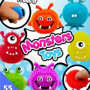 55mm Gevulde Capsule Monster Toys Prijs per 100 stuks