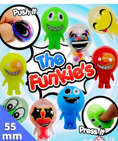 55mm Gevulde Capsule The Funkies Prijs per 100 stuks