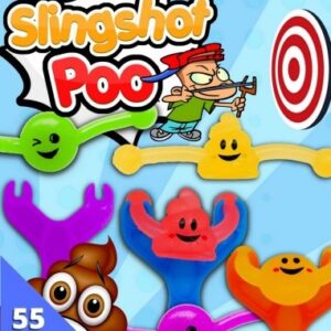 55mm Gevulde Capsule Sling Shot Poo 100 stuks. Prijs per 100 stuks