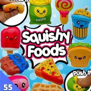 55mm Gevulde Capsule Squishy Foods part 2  - 100 stuks. Prijs per 100 stuks