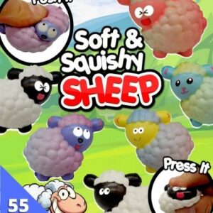 55mm Gevulde Capsule Soft Squishy Sheep 100 stuks. Prijs per 100 stuks