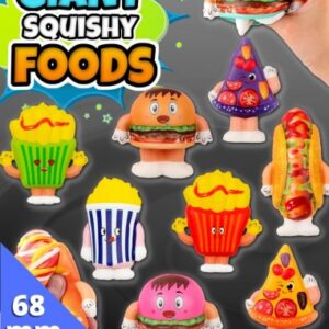68mm Gevulde Capsule Giant Squishy foods Prijs per 100 stuks