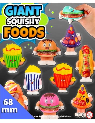 68mm Gevulde Capsule Giant Squishy foods Prijs per 100 stuks