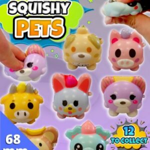 68mm Gevulde Capsule My Squishy Pets Prijs per 100 stuks
