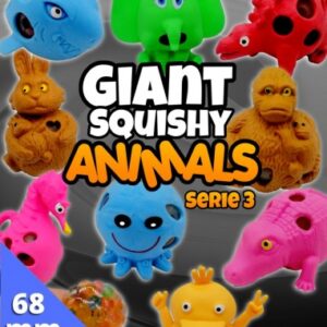 68mm Gevulde Capsule Giant Squishy Animals Prijs per 100 stuks