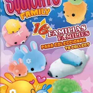 60mm Gevulde Capsule Squishy Family Prijs per 100 stuks