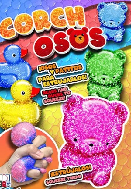 68mm Gevulde Capsule Ducks and Bears Prijs per 100 stuks