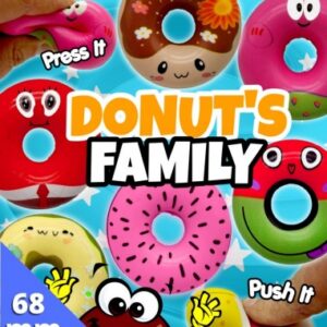 68mm Gevulde Capsule Donuts Family 100 stuks. Prijs per 100 stuks