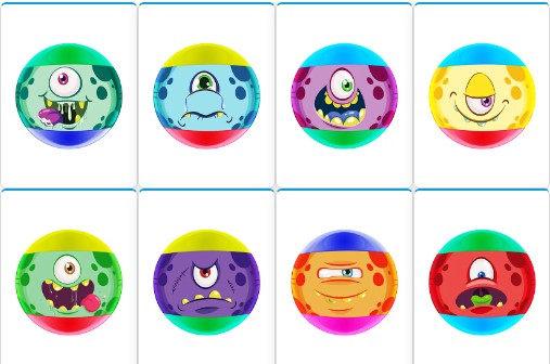 90mm Gevulde Capsule Happy Toys Prijs per 100 stuks