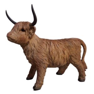 Highlander Koe 40cm bruin