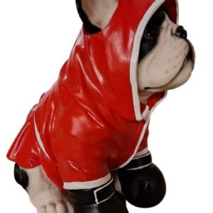 Franse bulldog zittend bokser 26cm