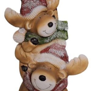 Drie Rendieren op elkaar