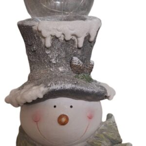 Sneeuwman buste bol verlichting