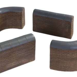 DV111375 - Dickensville Muren hoog set/4