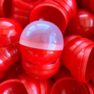 66x68mm Capsule Female Rood + Male Transparant Leeg Prijs per 100 stuks