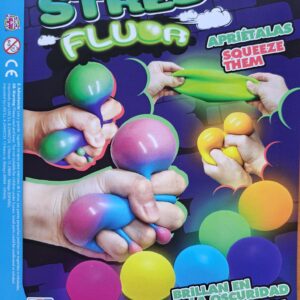 60mm Gevulde Capsule Anti Stress Fluor Prijs per 100 stuks