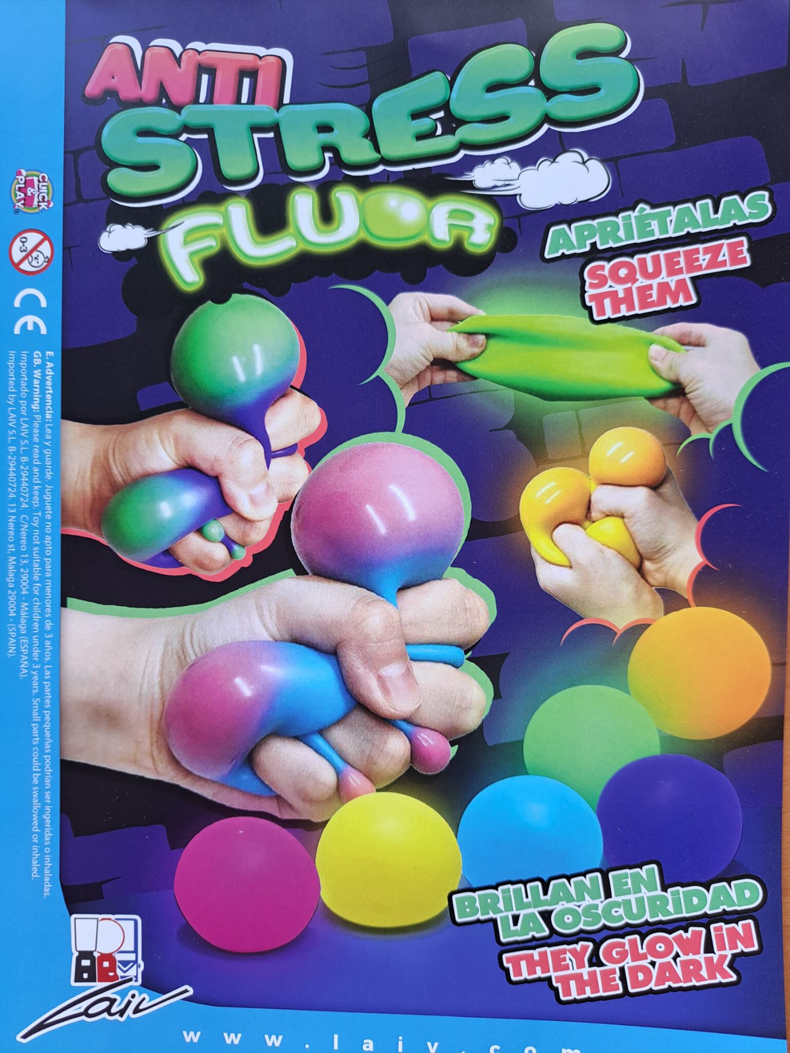 60mm Gevulde Capsule Anti Stress Fluor Prijs per 100 stuks