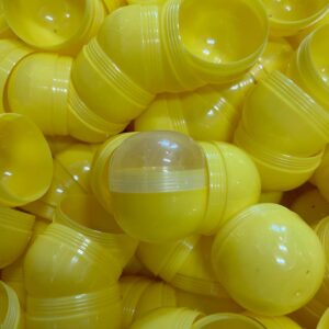 45x50mm Capsule Female Transparant + Male Geel Leeg Prijs per 100 stuks
