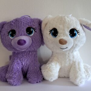 Pluche Hond Glitter Assorti 2