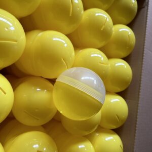 95mm Capsule Female Transparant Lege capsule + Male Geel. 100 stuks.