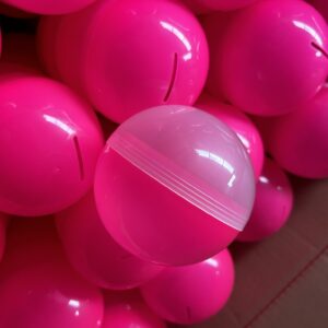 95mm Capsule Female Transparant Lege capsule + Male Roze. 100 stuks.