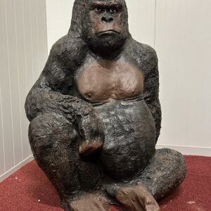 Gorilla zittend groot 114cm
