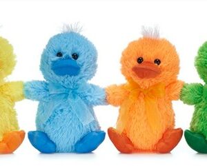 LB Pluche Eend 4 Assorti