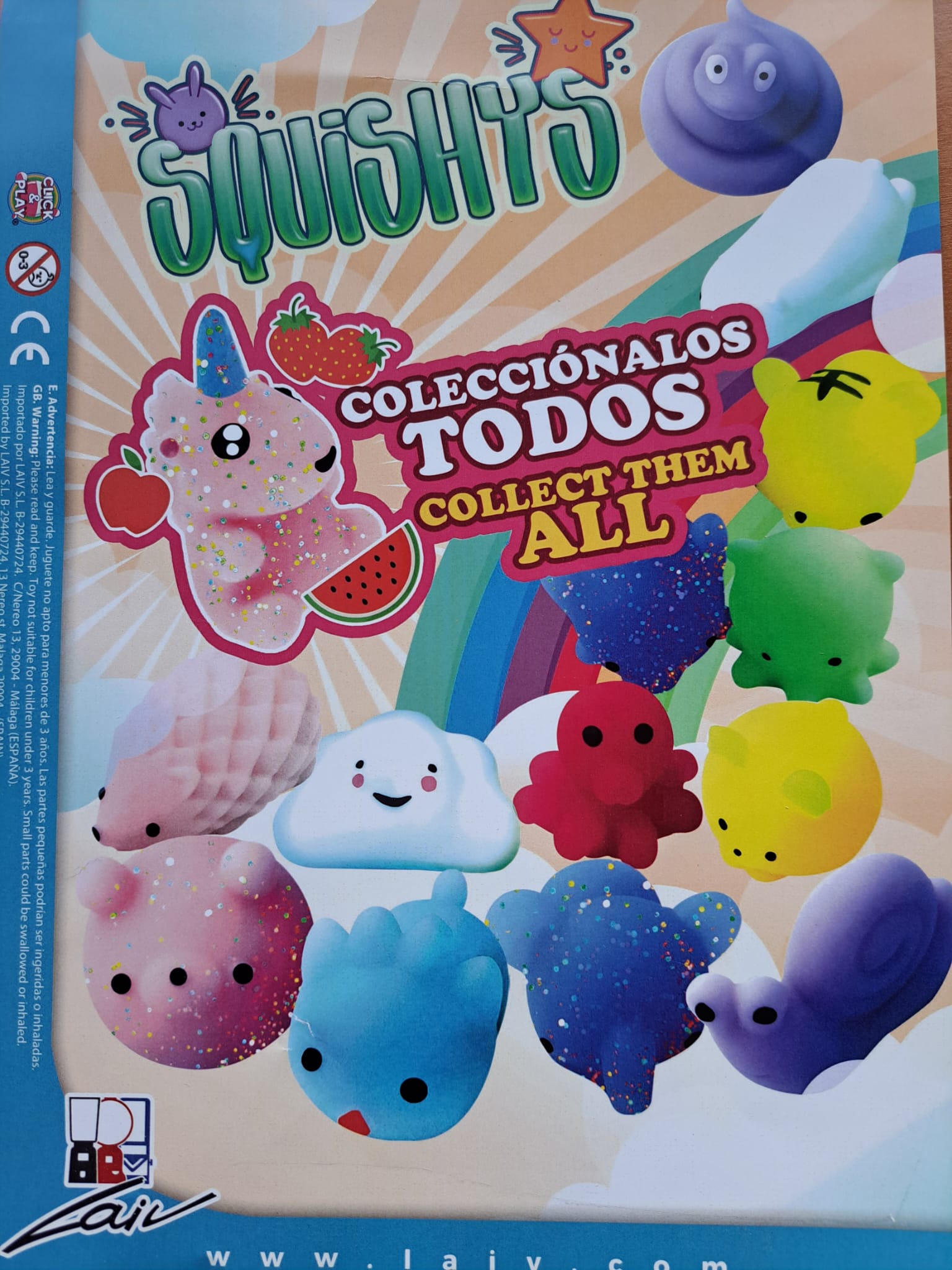 60mm Gevulde Capsule Squishy Assorti Prijs per 100 stuks
