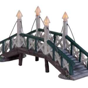 DV111257 - Dickensville Bruggetje Hindeloopen met licht