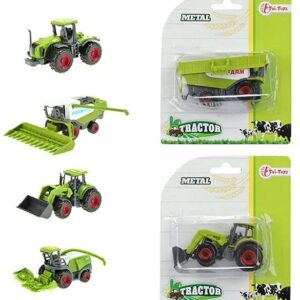Boerderij Tractor Die Cast (minimum afname 4 stuks, prijs per stuk € 2,39)